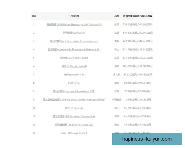 开云全站深度剖析：探索奢侈品牌背后的全球布局与发展战略